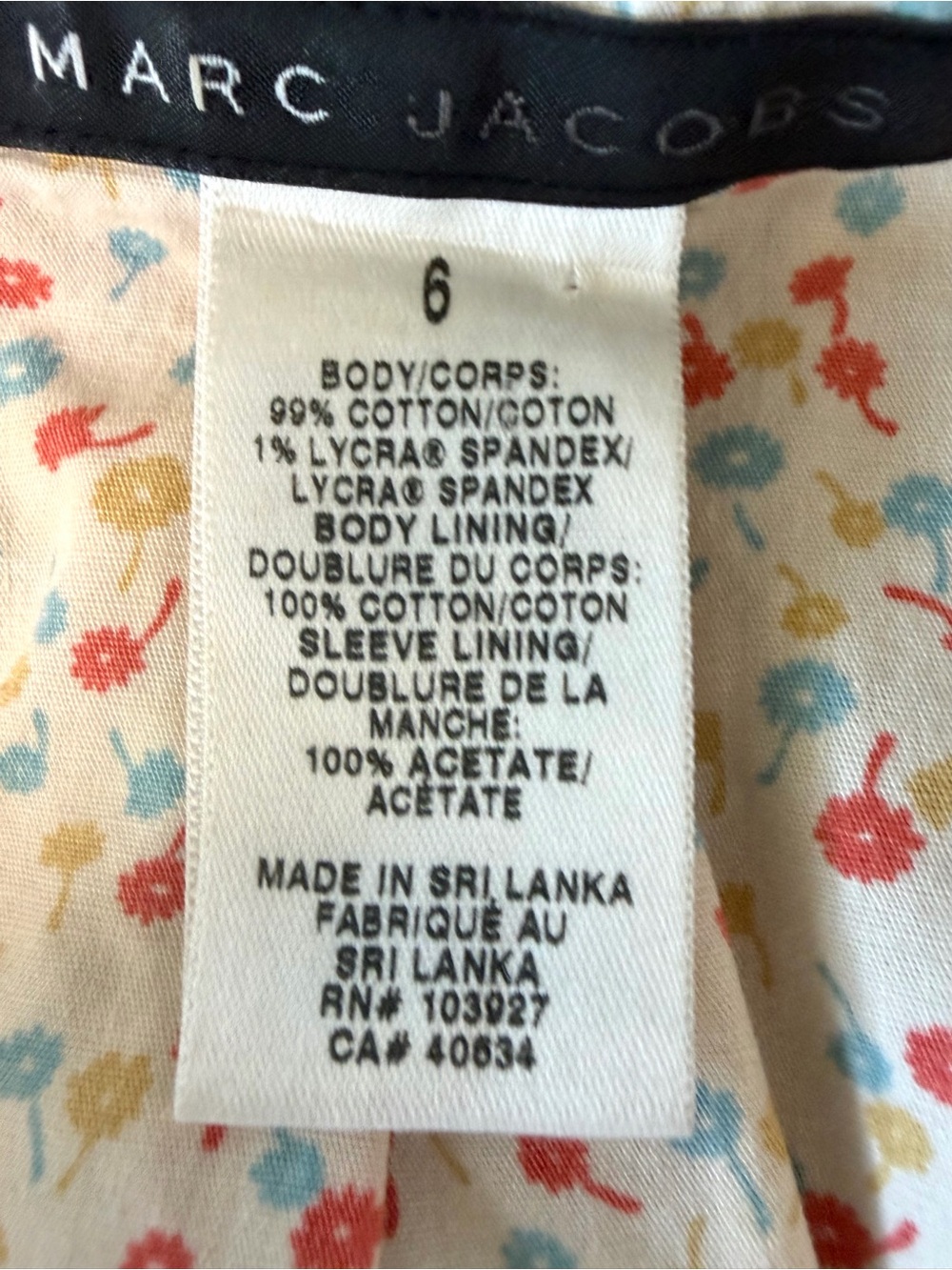 Marc Jacobs Vintage Cognac Button-Front Jacket, Grosgrain trim, 6 (smaller), EUC - Picture 12 of 12